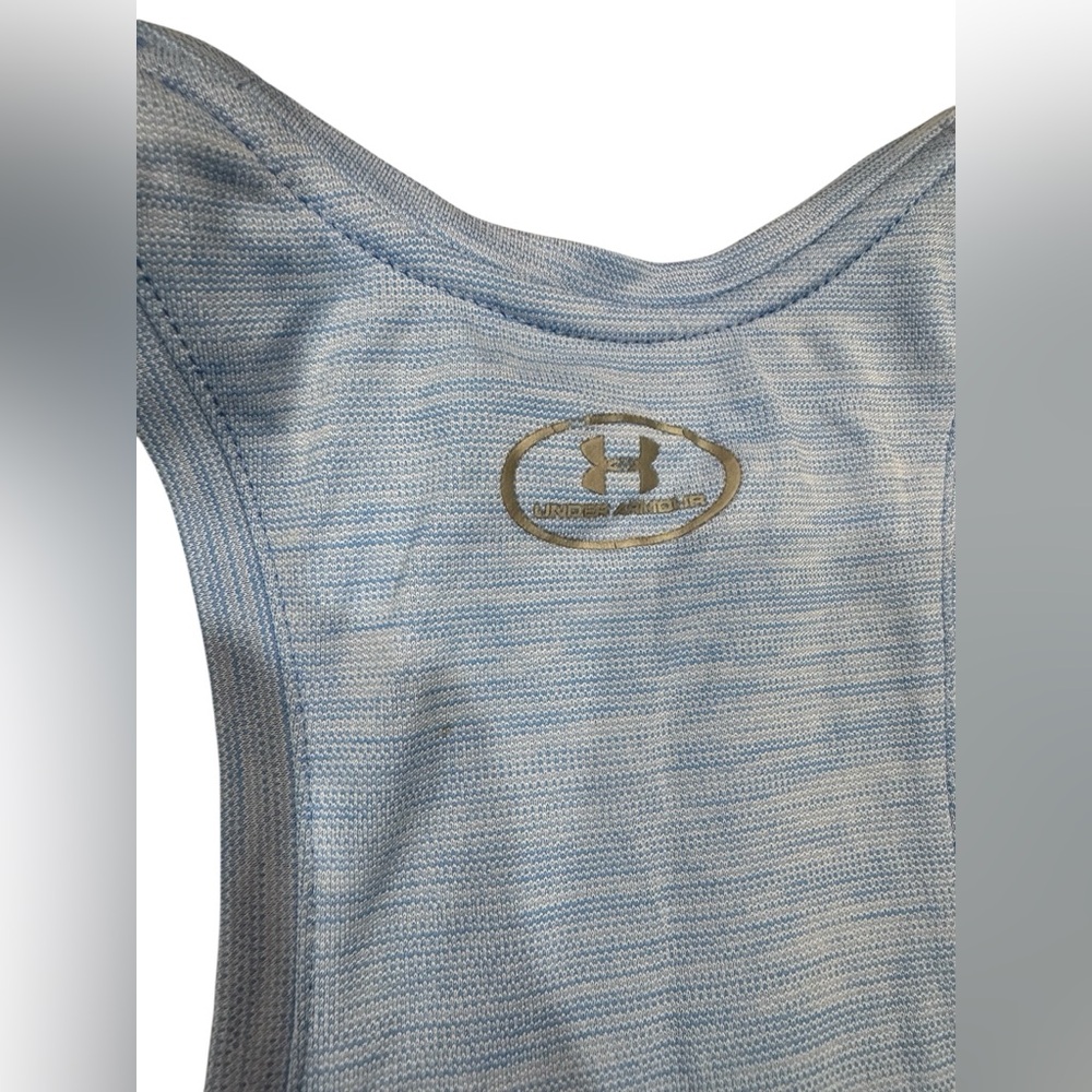 Under Armour Women's Light Blue Tank Top - Picture 6 of 7